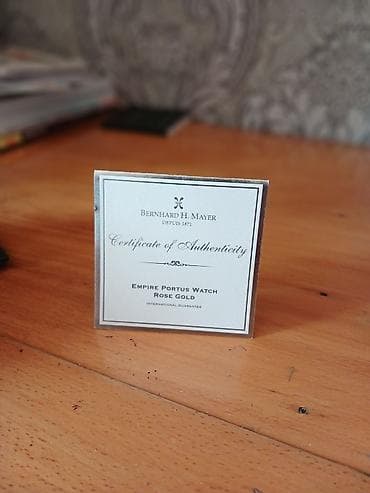 bmw saat: Qol saatı, Bernhard Mayer, rəng - Qızılı — 4