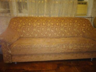 metbex kunc divanlari qiymetleri: İşlənmiş, Divan, 3 kreslo, Divan, Bazasız, Açılmayan — 1