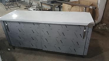 Asia: Paslanmayan poladdan istehsal olunmuş peşəkar mətbəx masaları və rəfli — 8