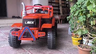 Avtokreslolar: Uşaq elektrik traktor-u və qoşqusu - Model: “LARGE” yazılı iki — 5