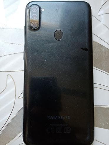 smart watch t800 ultra: Samsung Galaxy A11, rəng - Qara, Barmaq izi — 1