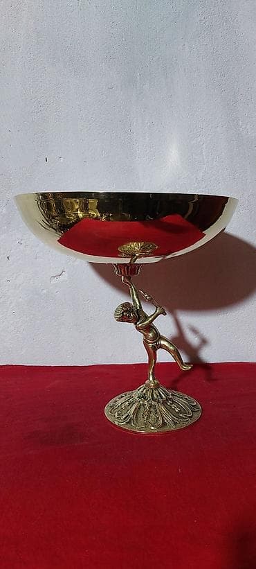 qedimi sufreler: Avropa istehsalı, meyvə, şirniyat vazaları, materialları; bronza — 5