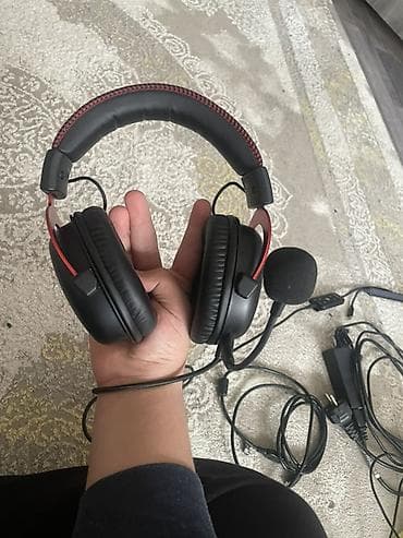canon lp e8: HyperX Cloud 2 (oyun qulaqlığı və mikrofon) - 3.5 mm kabel ilə — 2