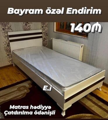 novruz hədiyyələri: Təknəfərlik çarpayı, Matras ilə — 1