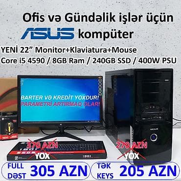 FÜRSƏTDƏN YARARLANIN!!! BÜTÜN KOMPÜTERLƏR MAYA DƏYƏRİNDƏN AŞAĞI!! ⭐Tək