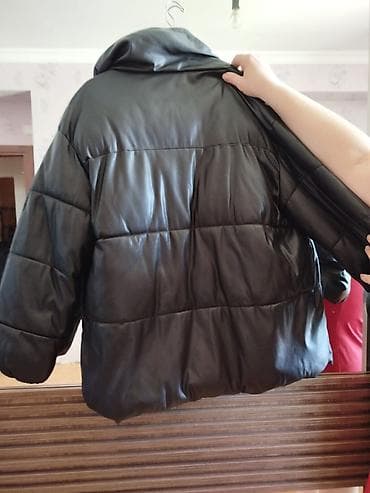 dəri kurtka: Pencək, Bershka, Dəri, M — 2