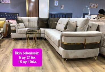 tək divan: Yeni, Künc divan, Qonaq otağı üçün, Açılan — 2