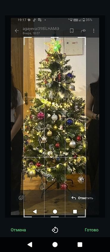 budda: Yeni il ağacı – tam bəzədilmiş dəst - Təxminən 1,8–2 m hündürlükdə — 1