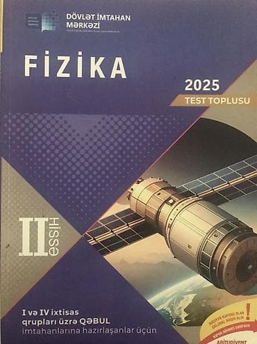2025: Məhsul: Fizika 2025 – Test Toplusu (II
Ici yazilmayib — 1