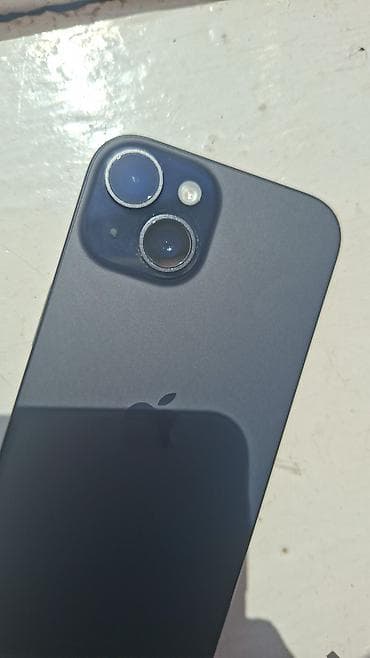 айфон 5 с: IPhone 15, 128 ГБ, Черный, Face ID — 7