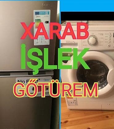 услуга ремонт генератора: Xarab və ya işlək məişət texnikasının yerindən götürülməsi xidməti - — 2