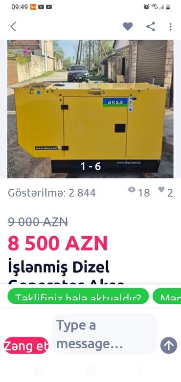 qapi taclari: Dizel generator – səssiz korpusda, sarı rəngli, 30 kVt güc sinfi - — 4