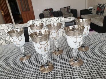 yan bardak: Qədəhlər, rəng - Boz — 3