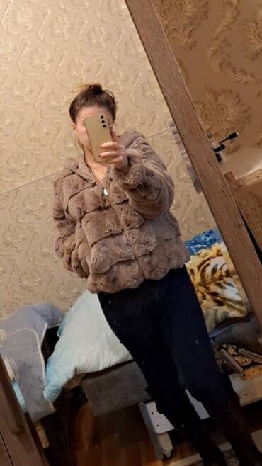 женские шубы из песца: Шуба, XL, цвет - Бежевый — 3