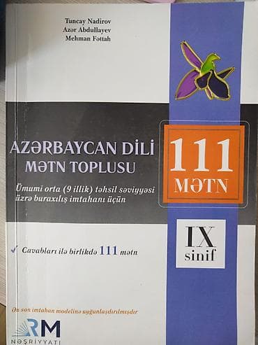 Məhsul: “Azərbaycan dili mətn toplusu – 111 mətn (IX sinif)” Təsvir — 1