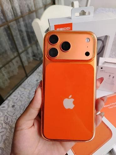 iphone 11 elde: IPhone 17 Pro Max, 256 GB, Narıncı, Zəmanət — 3