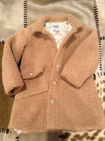 детские натуральные шубы: Пальто, Для девочек, 9 - 10 лет, Zara Kids — 2
