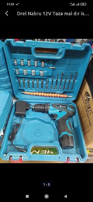 direl turkce: Drel naboru super qiymet 90 man — 1