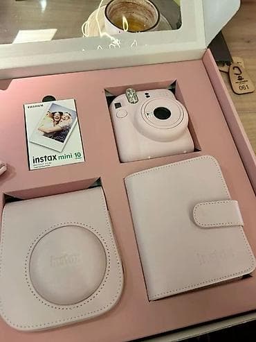 mini laser: Fujifilm Instax Mini dəst - Rəng: açıq çəhrayı - Tərkib: Instax Mini — 1