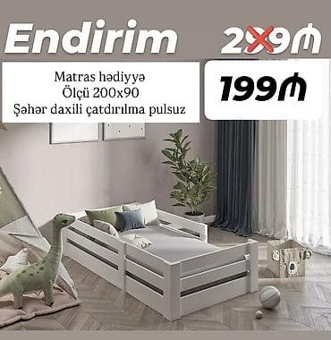 tek stollar: Yeni, Təknəfərlik çarpayı, Bazasız — 1