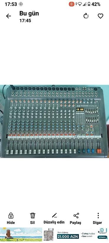 математика 2 класс часть 2: Dynacord PowerMate 1600 səs pulti - 16 kanallı mikser - Hər kanalda — 2