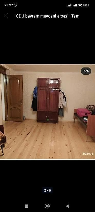 studio menziller: 3otaqlı mənzil – tam mebellı və texnikalı GDU 2 ci korpus . Tam — 5