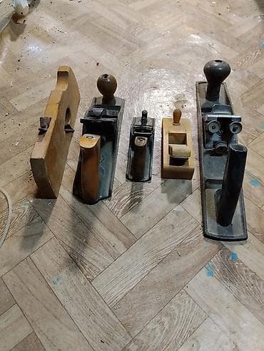 Дом и сад: Ağac emalı üçün əl rəndələri dəsti - 5 ədəd müxtəlif ölçü və tipdə — 4