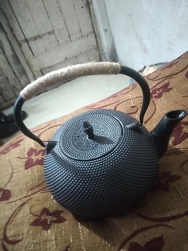 dem: Rəng - Qara, Dəm caydanı, Çuqun, 1 l, Yaponiya — 3