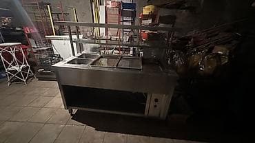 sendiviç panel: Paslanmayan poladdan bufet/xörək paylama vitrini dezgah - Material — 2