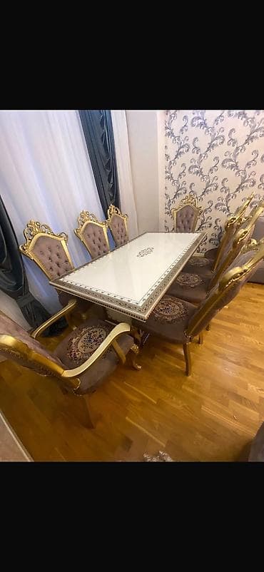 Masa dəsti 8 oturacaqlı. Qiymət 950₼. Masa açılmır.Ünvan Ukraina at lalafo.az Masa dəsti 8 oturacaqlı. Qiymət 950₼. Masa açılmır.Ünvan Ukraina