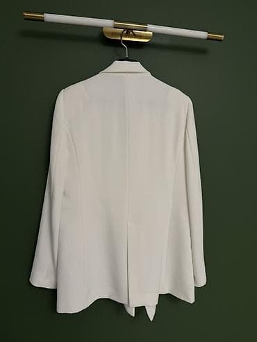 zara pencek: Zara qadın blazer Alinib: 229 AZN YENI KIMI! - Rəng: krem/ivori ağ - — 4