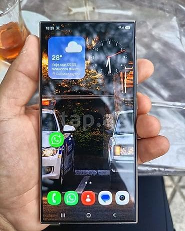 trimui smart pro: Samsung Galaxy S24 Ultra, 256 GB, rəng - Gümüşü, Sensor, Barmaq izi, İki sim kartlı — 1