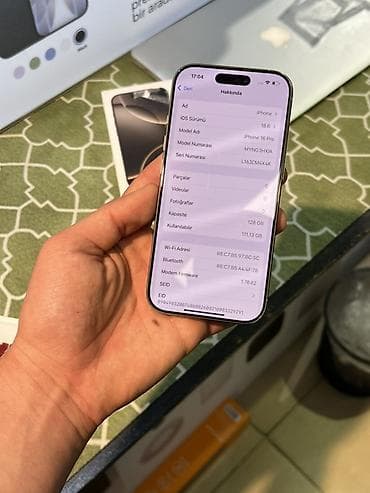 iphone barter edilir: IPhone 16 Pro, Natural Titanium, Face ID — 9