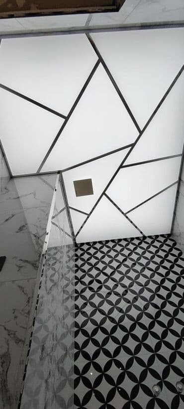 подвесной потолок в ванной: Asma tavan, Suyadavamlı, Ödənişli quraşdırma — 11