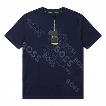 BOSS kişi T‑şörtü - Model: BOSS Athleisure qrafik loqo dizaynı - — 2