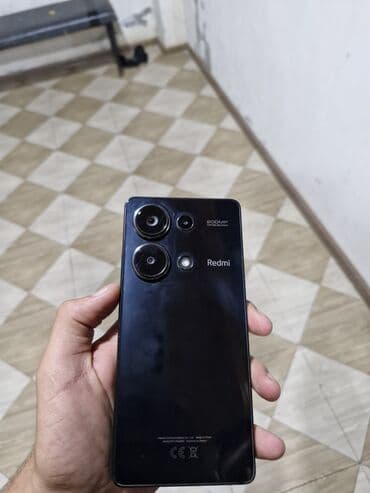 Redmi Note 13 Pro, 256 GB, rəng - Qara, Barmaq izi