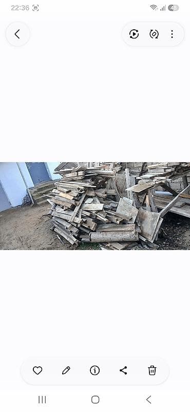 Məhsul: Taxta qırıntıları və şalban parçaları Təsvir: - Tikinti — 2