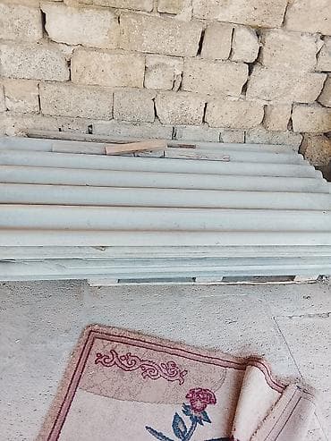 plastik ayna qapi: Profil polikarbonat dam/hasar lövhələri - Material: yivli/profilli — 1