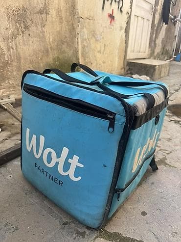 notebook çantaları bakı: Məhsul: Wolt kuryer termo çantası (sırt çantası tipli) çox seliqeli — 2