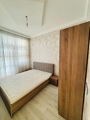 Mətbəx mebeli və texnika dəsti - Künc yerləşimli krem rəngli üst və — 9