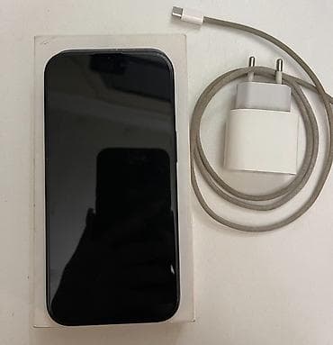iphone 15 sadə: IPhone 15, 128 GB, Midnight, Barmaq izi, Simsiz şarj, Face ID — 1