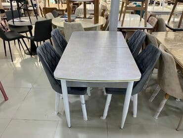 stulların satışı: Möhtəşəm ✨✨ Kuxna üçün stol stul dəsti 4 stul 1 açılan masa✨ Masa — 6