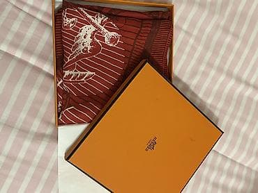 Qadın geyimləri: Hermès ipək yaylıq – “Suite et Poursuite” - Brend: Hermès Paris — 6
