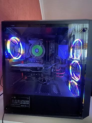 komputer dest: RGB işıqlanmalı oyun/ofis kompüteri Texniki göstəricilər: - — 1