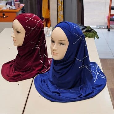 hazır hicab modelleri: Hazır geyinilən hicab kolleksiyası - Model növləri: - Parıltılı — 3