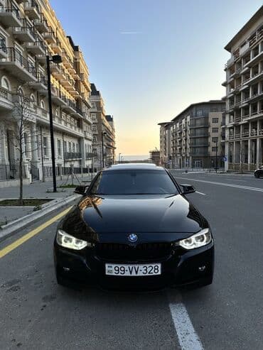 bentley azure 6.8 twin turbo: BMW 3 Series sedan – qara rəng, idman üslublu eksteryer — 7