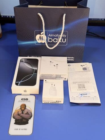 mobil kondisionerlər: IPhone 16 Pro, 128 GB, Face ID — 1