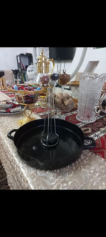 denge qabı: Qədimi qabdır indi beləsi yoxdur qril bişirmək üçün emal qab dəmirin — 5