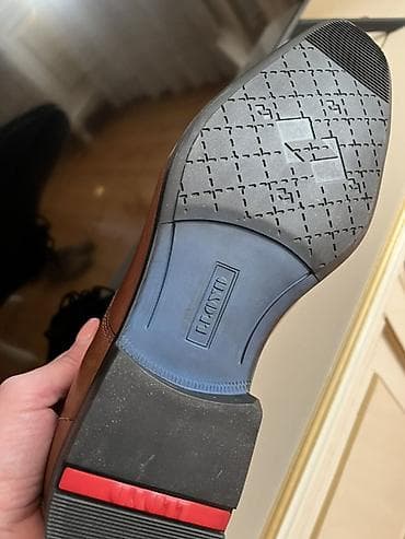 Ayaqqabılar: Kişi klassik ayaqqabısı - Rəng: Açıq qəhvəyi (tan) - Üst material — 2