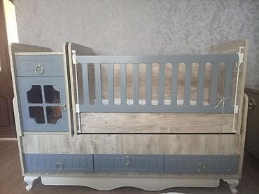 ucuz perde: Çoxfunksiyalı uşaq beşiyi və komod-bölməli modul - Material — 3